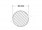 Bara rotunda aluminiu 32 mm 1